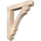 Ekena Millwork Olympic Arts and Crafts Smooth Bracket w/ Offset Brace, Douglas Fir, 7 1/2"W x 40"D x 44"H BKT0806X40X44OLY03SDF - alternate 1